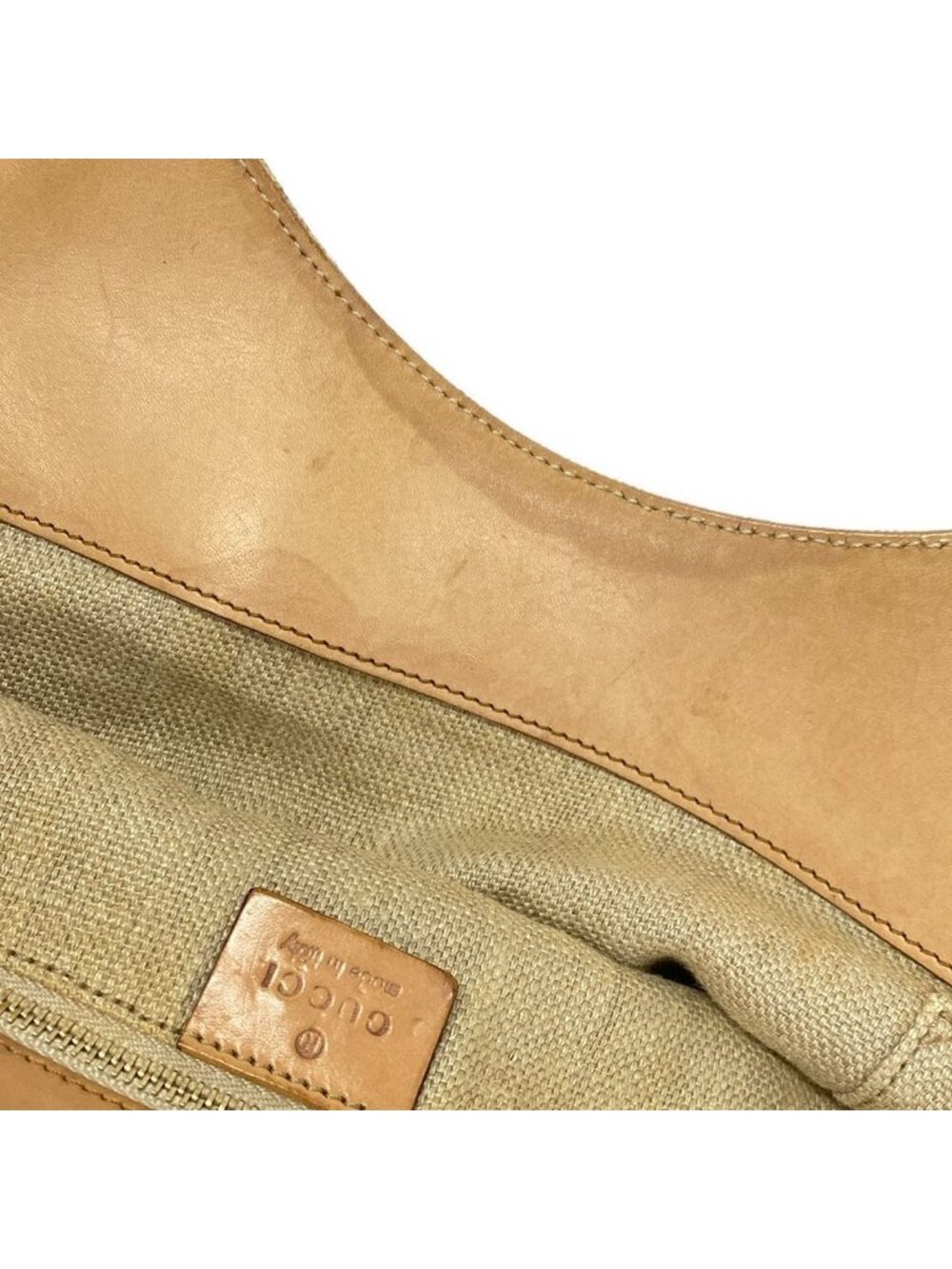 Gucci Tote Flora Bamboo Ivory Dark Green Multi Leather - Picture 11 of 11